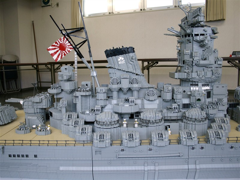 Illustration for article titled Lego Battleship Yamato Is Biggest Lego Ship Ever